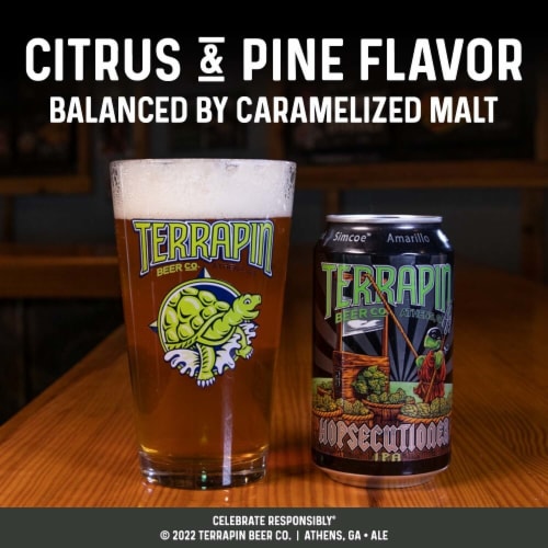 Terrapin Hopsecutioner IPA Cans Perspective: right
