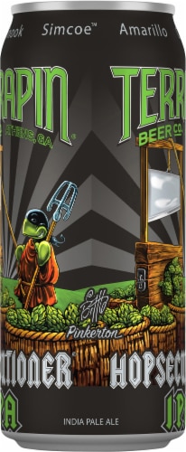 Terrapin Beer Co. Hopsecutioner IPA Beer Perspective: right