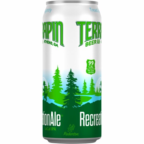 Terrapin Beer Co. RecreationAle Session LoCal IPA Beer Perspective: right