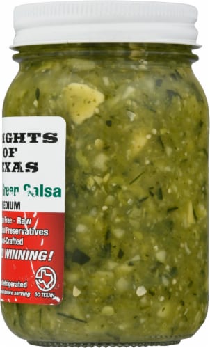 Wrights of Texas Fresh Green Medium Salsa Perspective: right