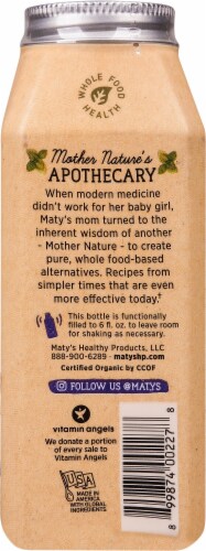 Maty's® Organic Nighttime Cough Syrup Perspective: right