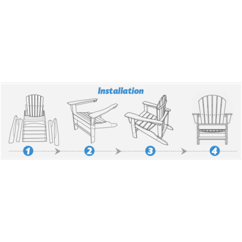 Patio Seating in Plastic for Home or Office Use Perspective: right