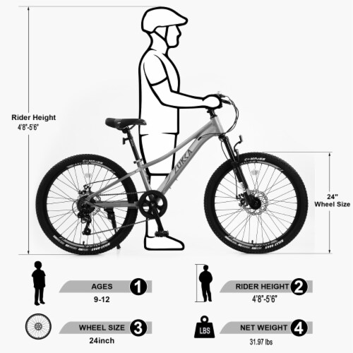 Aluminium 24 inch bike hotsell