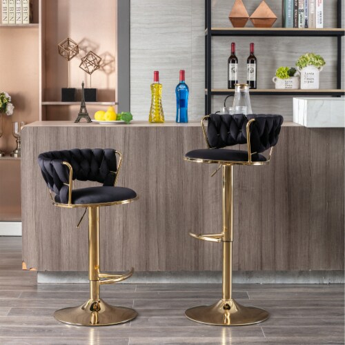 Fabric to sales cover bar stools