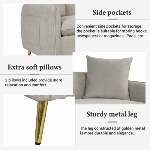 Sofas in Velvet for Home or Office Use Perspective: right
