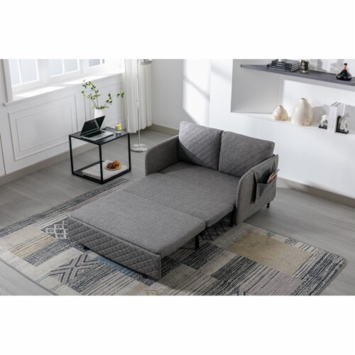 Sofas in Linen for Home or Office Use Perspective: right