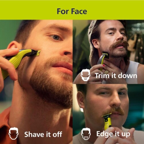 Philips Norelco OneBlade 360 Face 5-in-1 Electric Beard Trimmer Perspective: right