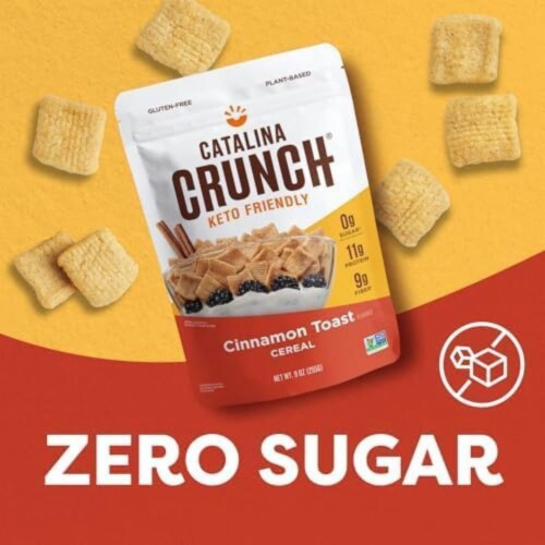 Catalina Crunch Cinnamon Toast Cereal Pack of 4 Perspective: right