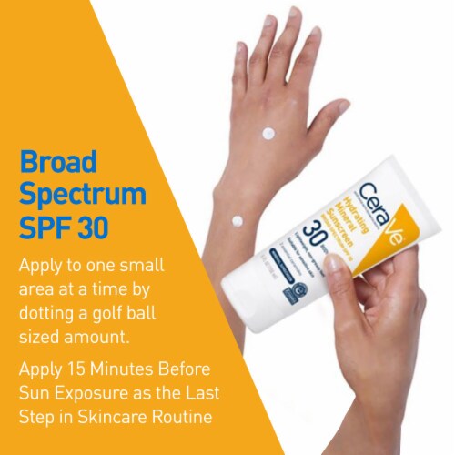 CeraVe Hydrating SPF 30 Body Sunscreen Perspective: right