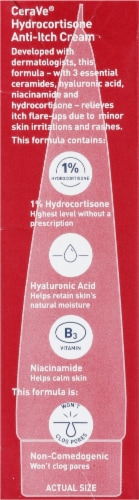 CeraVe Hydrocortisone Anti-Itch Cream Perspective: right