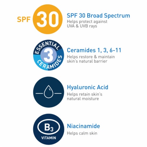 CeraVe AM SPF 30 Daily Face Lotion Perspective: right