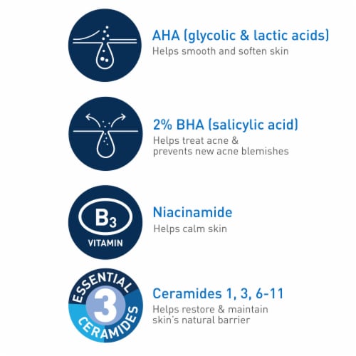 CeraVe Acne Control Gel, 2% Salicylic Acid Acne Treatment Clears Acne & Helps Prevent New Breakouts Perspective: right