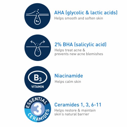 CeraVe Acne Control Gel, 2% Salicylic Acid Acne Treatment Clears Acne & Helps Prevent New Breakouts Perspective: right