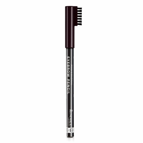 Rimmel Brow This Way Professional 004 Black Brown Eye And Brow Pencil With Brush Perspective: right