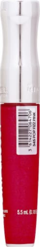 Rimmel Stay Glossy 345 Pop Fizz Pink Lip Gloss Perspective: right