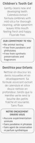 Weleda Spearmint Flavor Children's Tooth Gel Perspective: right
