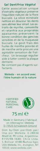 Weleda Spearmint Plant Gel Toothpaste Perspective: right