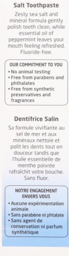 Weleda Peppermint Salt Toothpaste Perspective: right