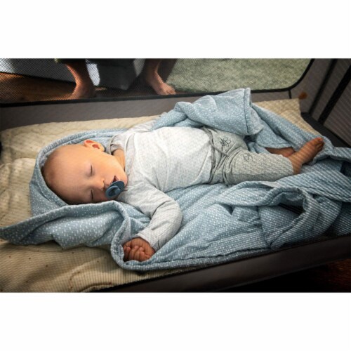 hauck Sleep N Play Go Plus Foldable Travel Bed and Playpen with Mattress, Beige Perspective: right