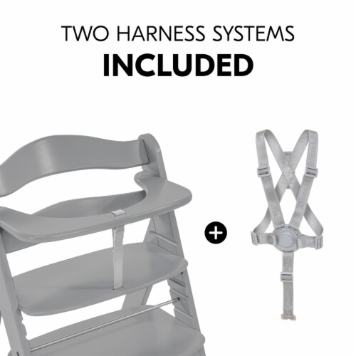 Grey wooden highchair 2025