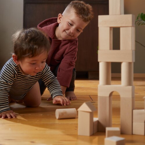 HABA Basic Building Blocks 26 Piece Starter Set (Made in Germany) Perspective: right