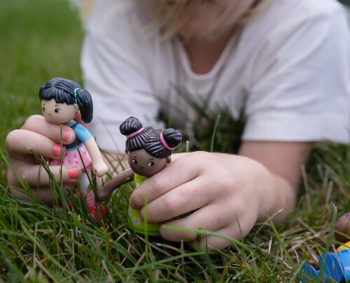 HABA Little Friends Lara 3.75 Bendy Doll Figure with Black Pigtails and Asian Skin Tone 1 each Smith s Food and Drug
