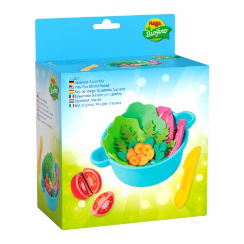 HABA Biofino Mixed Salad - Pretend Play Food Encourages Healthy Habits Perspective: right