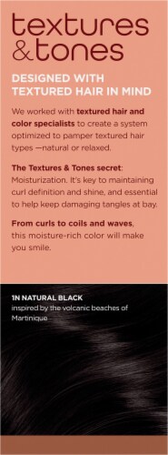 Clairol Texture & Tones Brilliant Hair Color - Natural Black Perspective: right