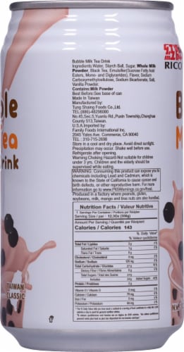 Rico Bubble Milk Tea Drink Perspective: right
