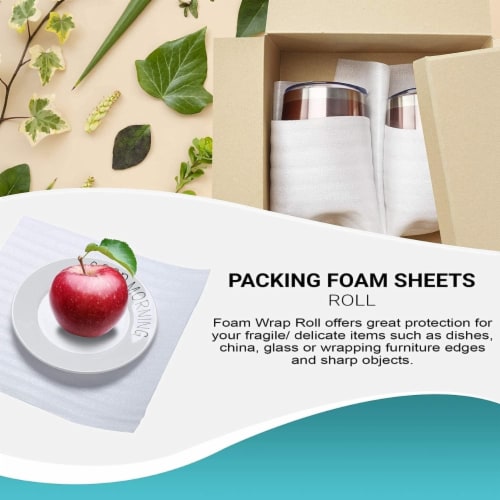 12x60WT New 6 Rolls of Foam Wrap 12  x 60' (Feet). Packing F Perspective: right