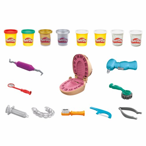 Play-Doh Drill 'n Fill Dentist Modeling Compound Set Perspective: right