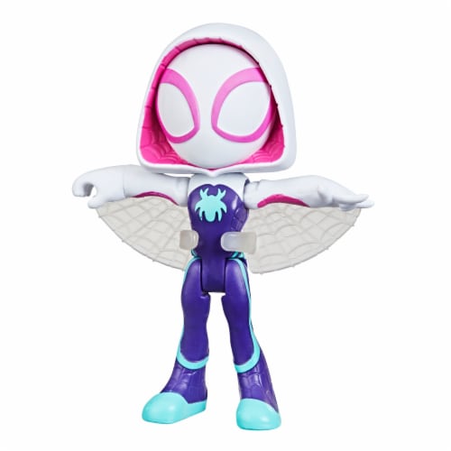 Hasbro Junior Marvel Spidey and His Amazing Friends Ghost Spider Hero Figure Perspective: right