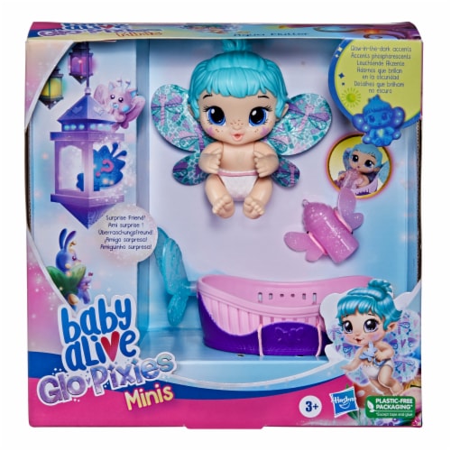 Hasbro Baby Alive Aqua Flutter GloPixies Doll Perspective: right