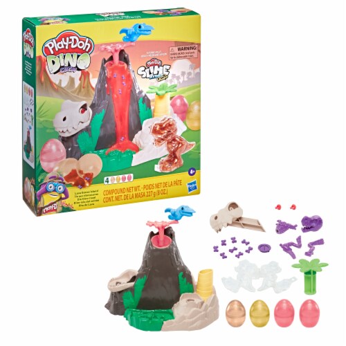 Play-Doh Dino Crew HydroGlitz Slime Lava Bones Island Playset, 1 ct -  Harris Teeter