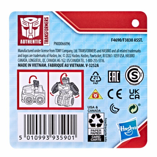 Hasbro Transformers Mini Bot Racer Optimus Prime Perspective: right