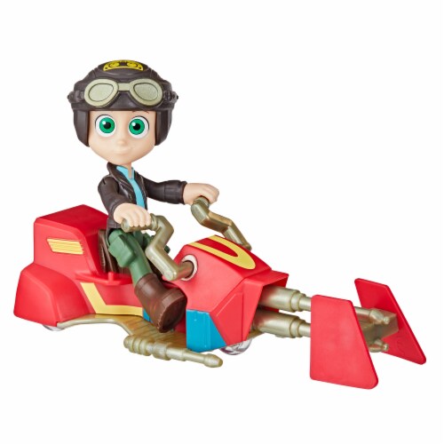 Hasbro Star Wars Nash Durango & Speeder Bike Figures Perspective: right