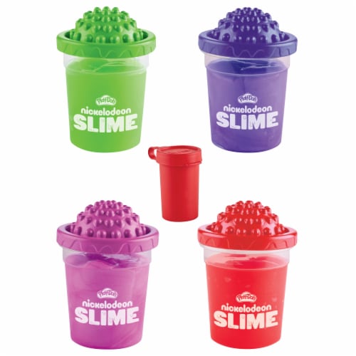 Play-Doh Nickelodeon Rainbow Slime Party Pack Perspective: right