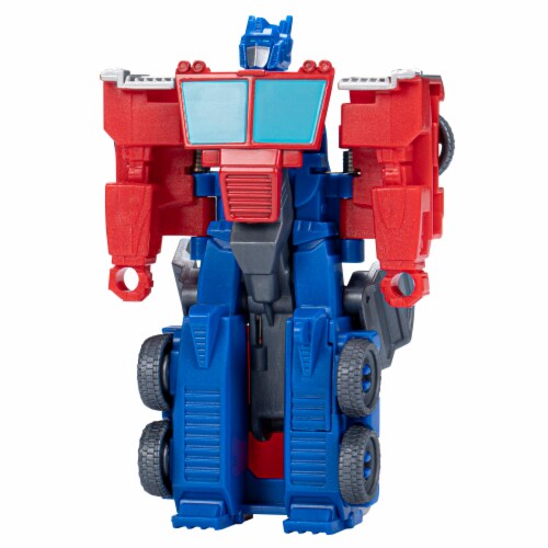 Transformers EarthSpark 1-Step Flip Changer Optimus Prime Action Figure Perspective: right