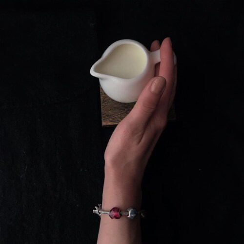 [ Set Of  6] Fine Porcelain Creamer 5 Oz | 150 Ml WL-995004/A Perspective: right