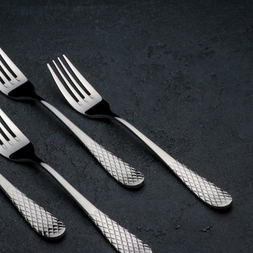 High Polish Stainless Steel Dinner Fork 8  | 20 Cm  Set Of 6  In Gift Box WL-999201/6C Perspective: right