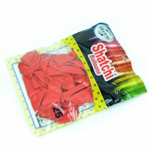 10 Metallic Red Balloons Birthday Wedding Valentine Party Decorations Plain Perspective: right