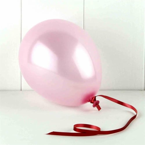 Metallic Light Pink Balloons 12Inch 25pcs Perspective: right