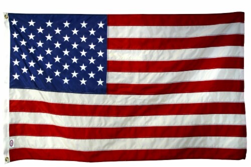 2 PK USA Flags 5ft x 3ft United States of America Independence Day Celebration Perspective: right