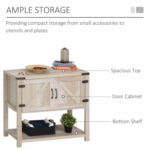 Multipurpose Corner Pantry w/Buffet Server Countertop Surface, Easy To Clean Perspective: right