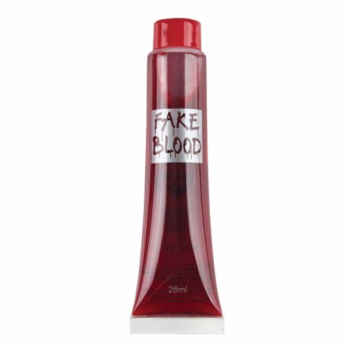 Fake Halloween Red Blood Vampire Zombie Face Make Up Fancy Dress Theatrical Fun Perspective: right