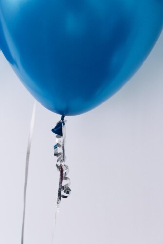10 pcs 12  Metallic Blue Colour Latex balloons birthday party celebrations Plain Perspective: right