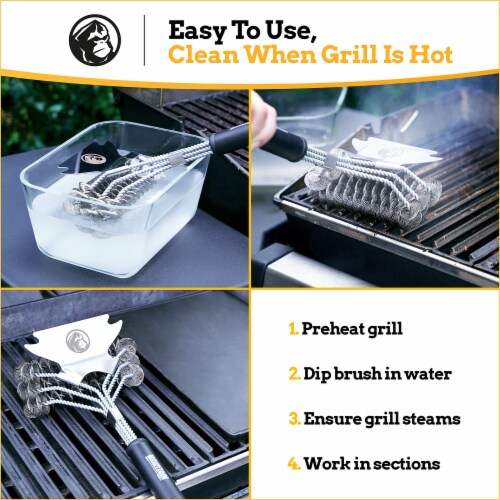 Bristle-Free BBQ Grill Brush