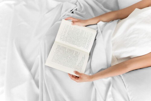 CGK Linens Cotton Fitted Sheet 18 - 24 Inch Extra Deep Pocket - King - White Perspective: right