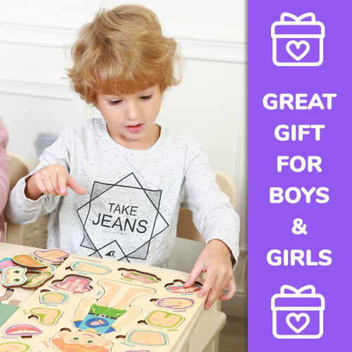 Quokka human body parts anatomy skeleton montessori puzzles for