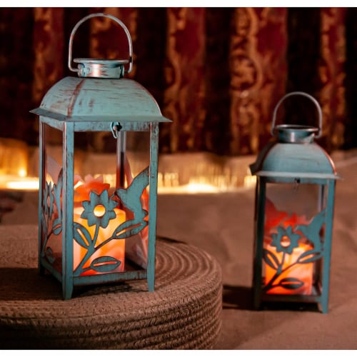 SteadyDoggie 2 Pack Solar Lanterns Hummingbird Blue 2 Pack Smith s Food and Drug
